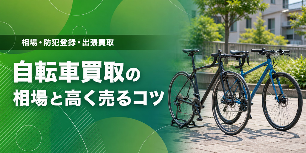 自転車買取の相場と高く売るコツ