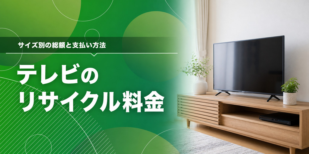 テレビのリサイクル料金